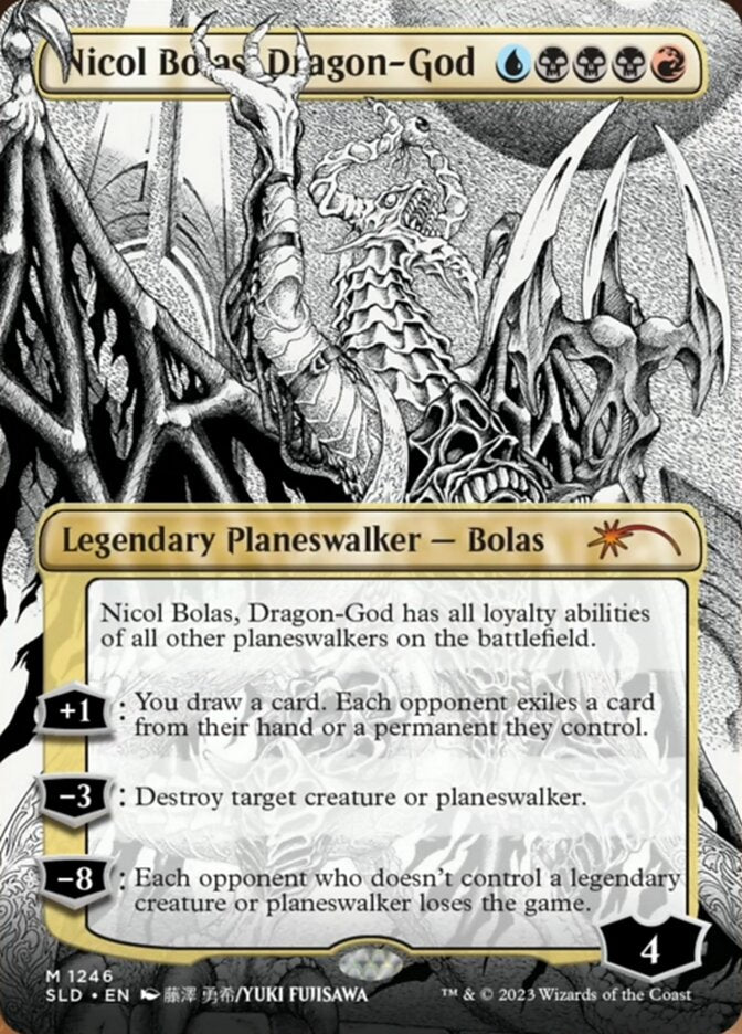 Nicol Bolas, Dragon-God (Borderless) [Secret Lair Drop Series] | L.A. Mood Comics and Games