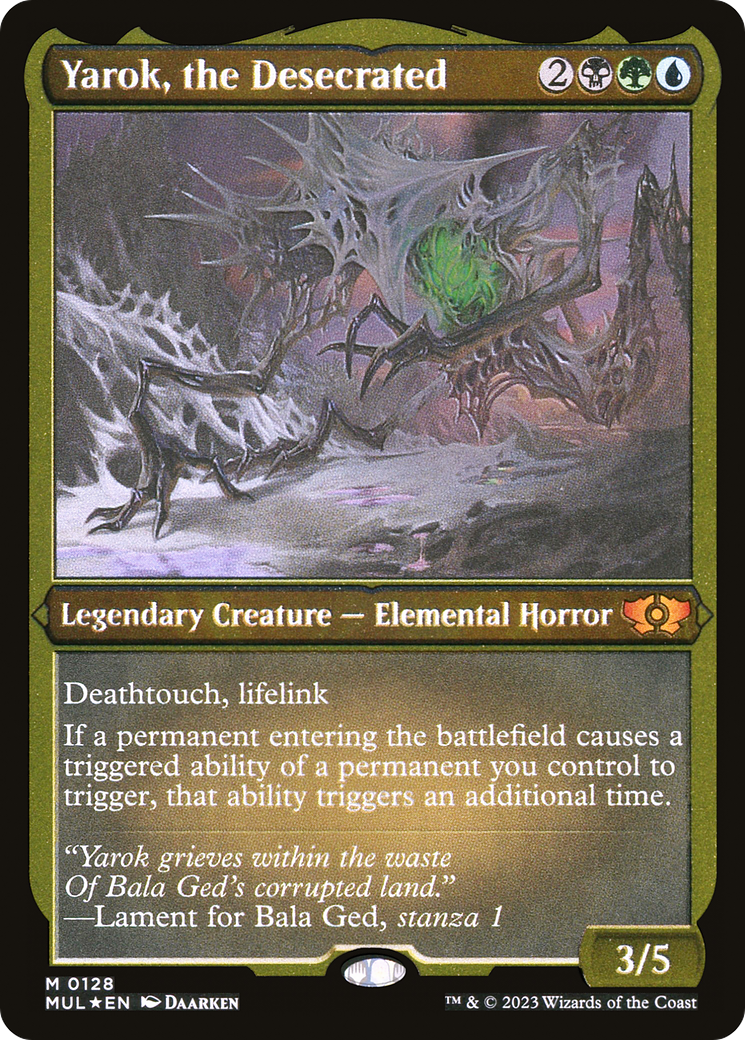 Yarok, the Desecrated (Foil Etched) [Multiverse Legends] | L.A. Mood Comics and Games