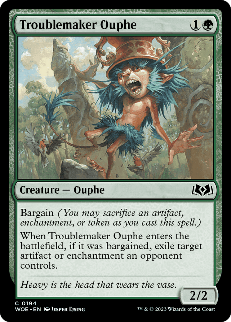 Troublemaker Ouphe [Wilds of Eldraine] | L.A. Mood Comics and Games
