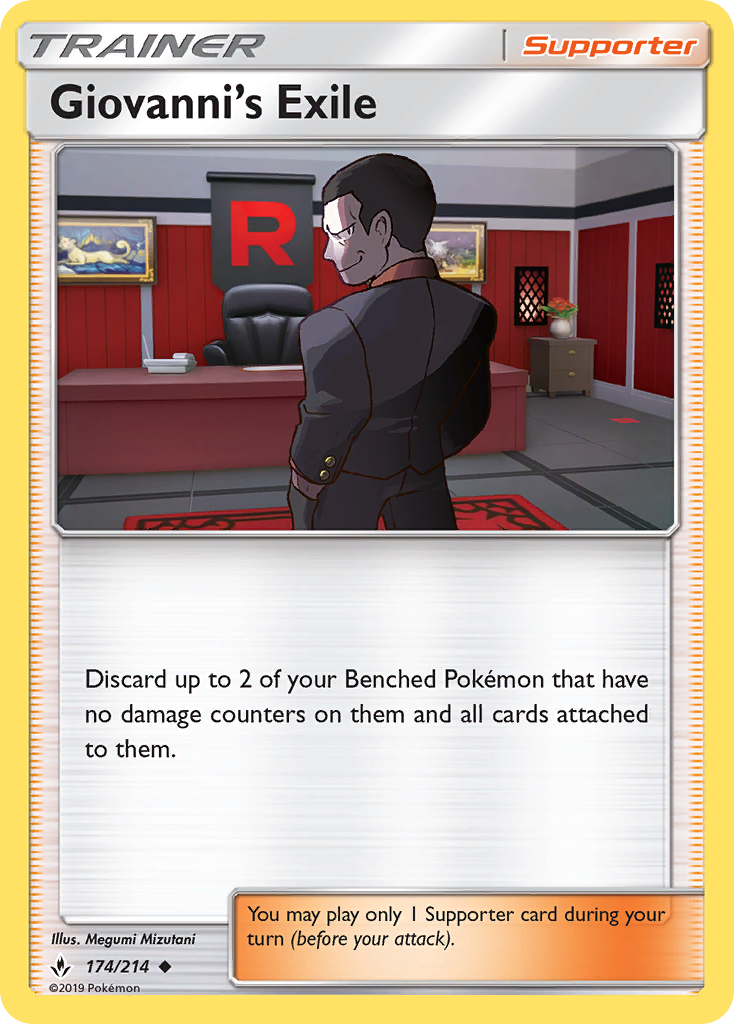 Giovanni's Exile (174/214) [Sun & Moon: Unbroken Bonds] | L.A. Mood Comics and Games