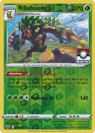 Rillaboom (014/202) (League Promo) [Sword & Shield: Base Set] | L.A. Mood Comics and Games