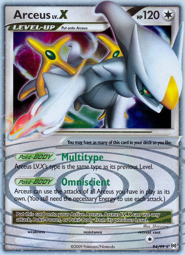 Arceus LV.X (94/99) [Platinum: Arceus] | L.A. Mood Comics and Games