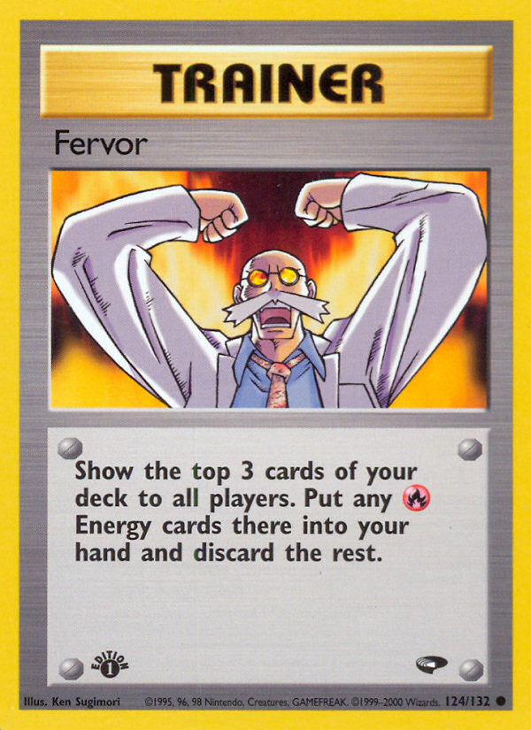 Fervor (124/132) [Gym Challenge 1st Edition] | L.A. Mood Comics and Games