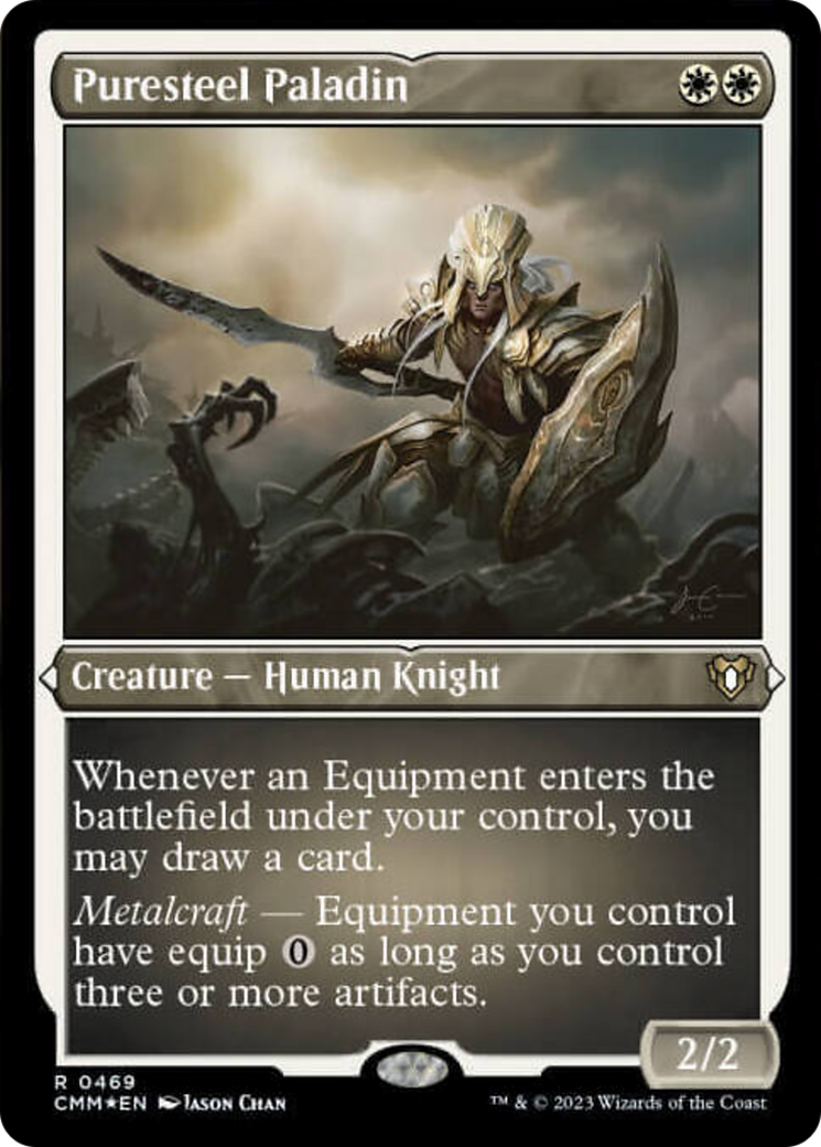 Puresteel Paladin (Foil Etched) [Commander Masters] | L.A. Mood Comics and Games