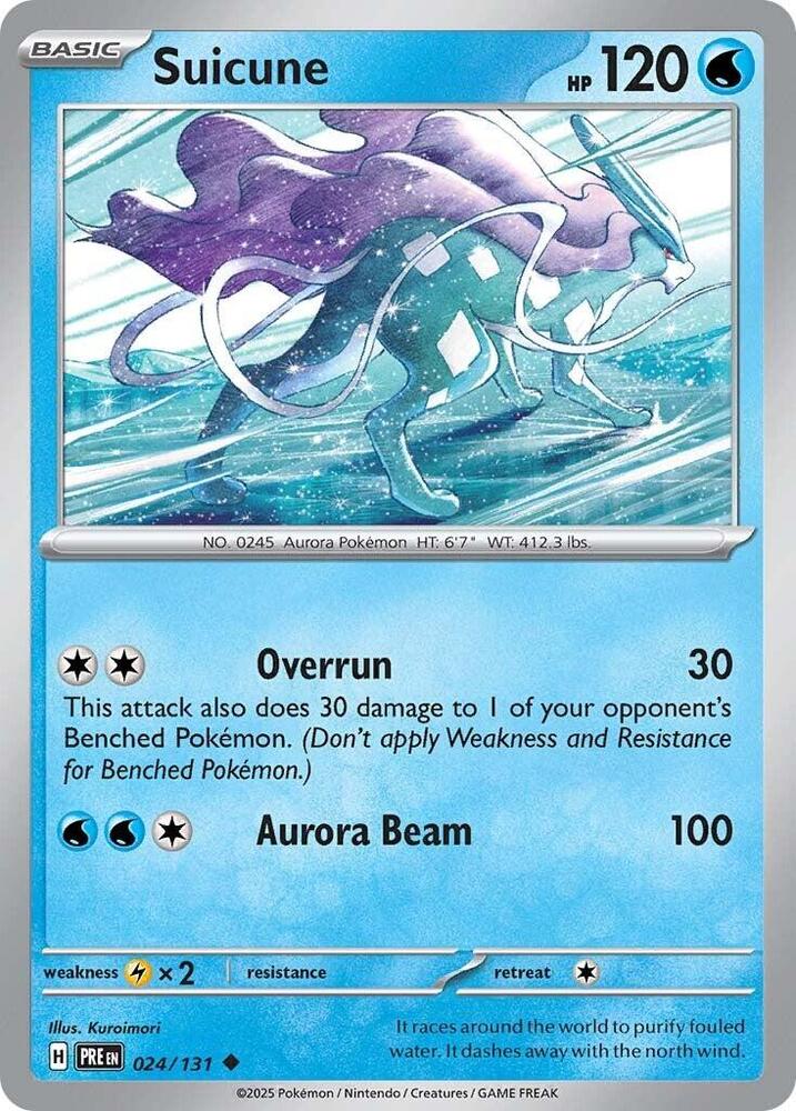 Suicune (024/131) [Scarlet & Violet: Prismatic Evolutions] | L.A. Mood Comics and Games