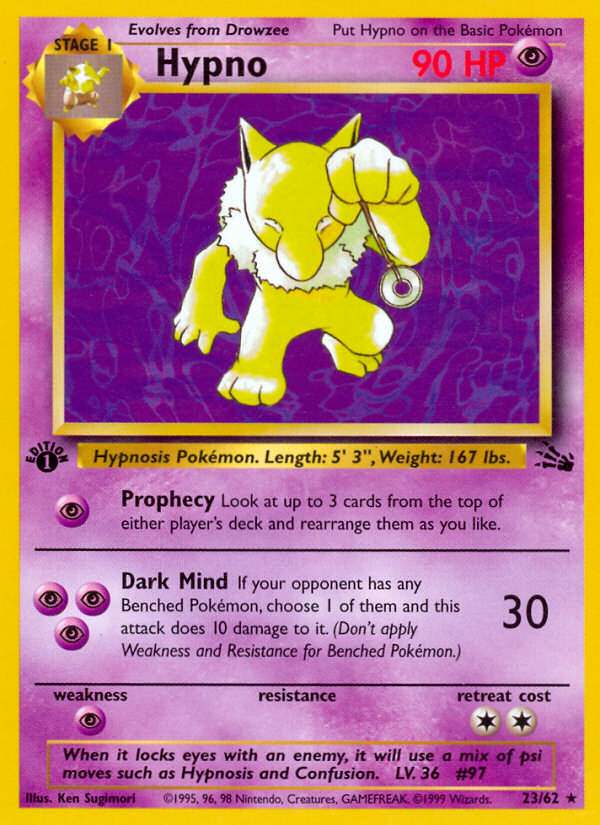Hypno (23/62) [Fossil 1st Edition] | L.A. Mood Comics and Games