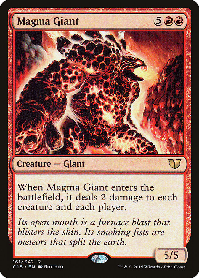 Magma Giant [Commander 2015] | L.A. Mood Comics and Games