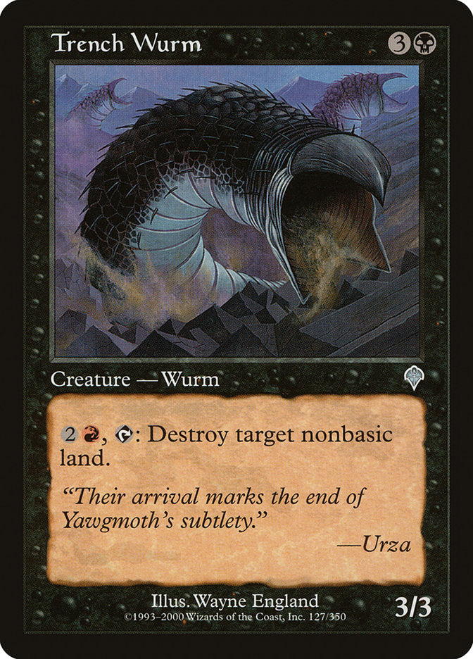 Trench Wurm [Invasion] | L.A. Mood Comics and Games