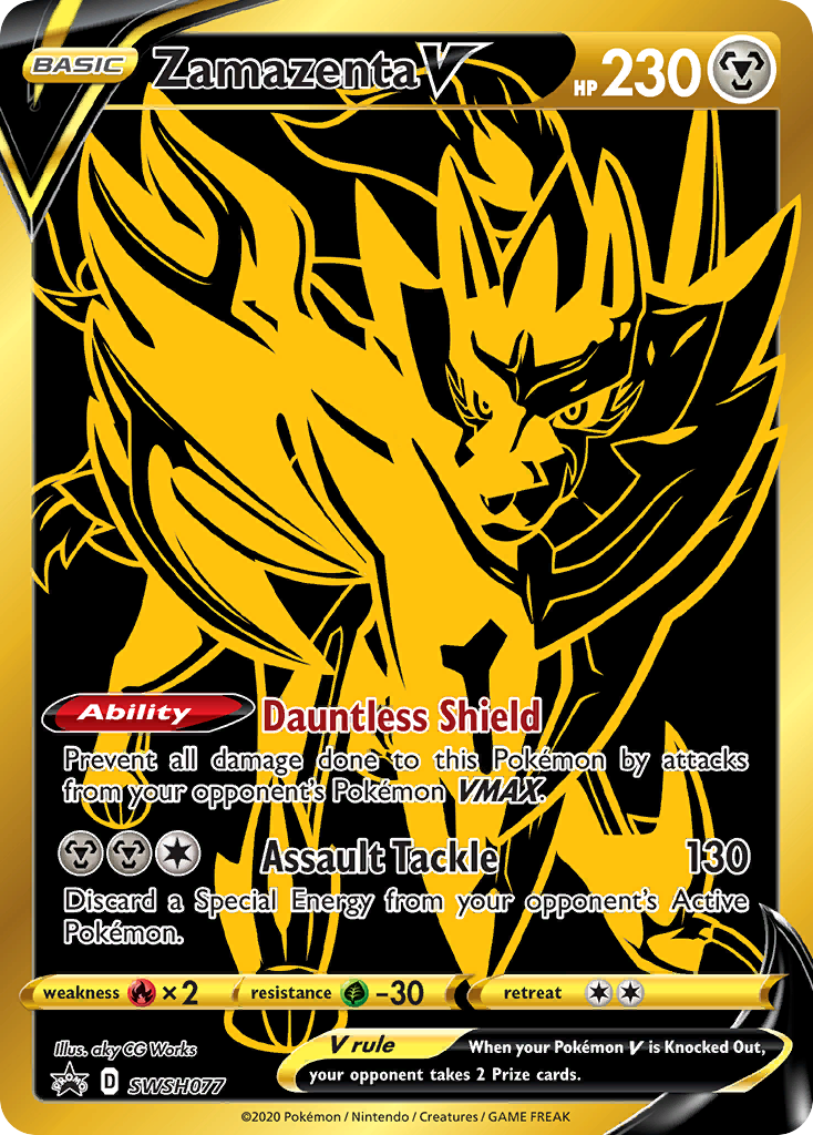 Zamazenta V (SWSH077) [Sword & Shield: Black Star Promos] | L.A. Mood Comics and Games