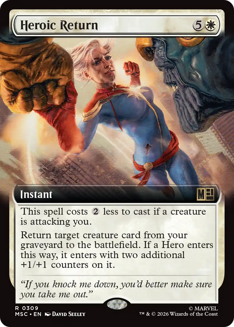 Heroic Return (Extended Art) [Marvel Super Heroes Commander] | L.A. Mood Comics and Games