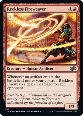 Reckless Fireweaver [Jumpstart 2022] | L.A. Mood Comics and Games