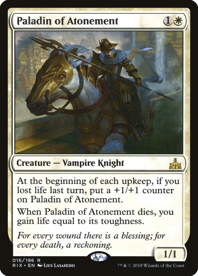 Paladin of Atonement [Rivals of Ixalan] | L.A. Mood Comics and Games