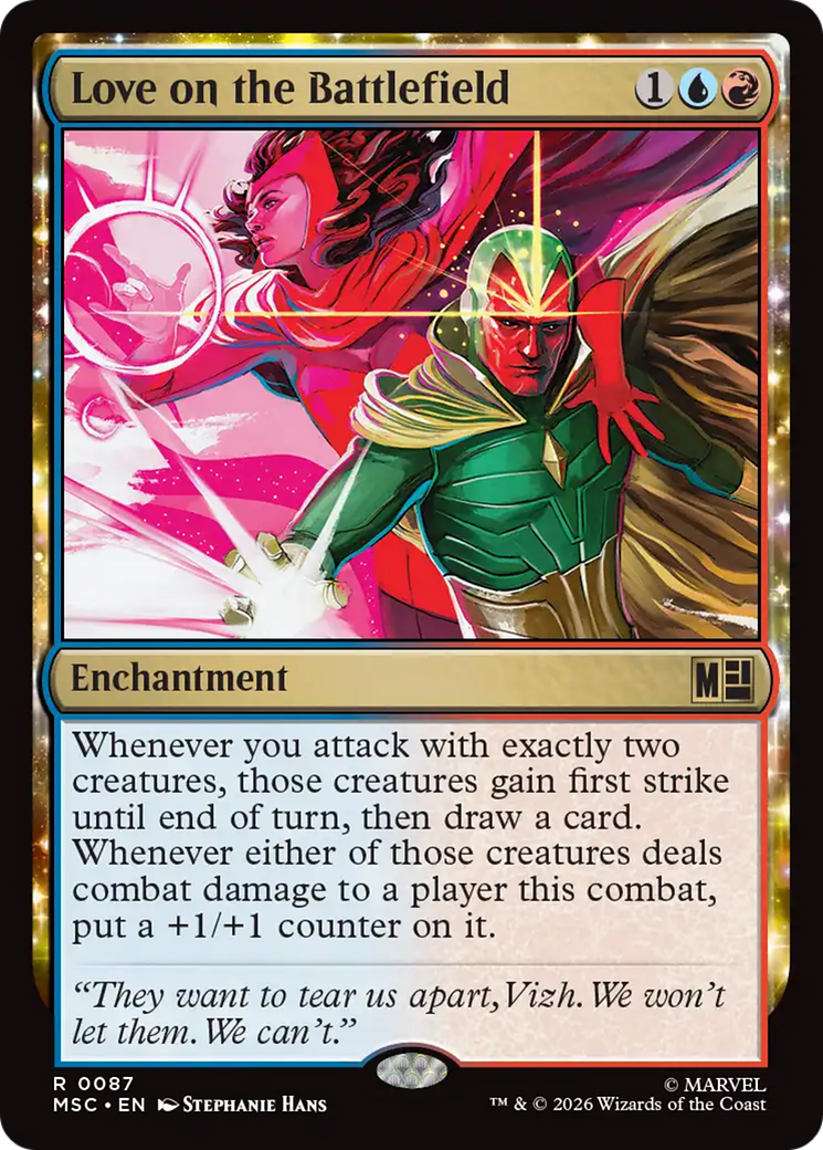 Love on the Battlefield (Surge Foil) [Marvel Super Heroes Commander] | L.A. Mood Comics and Games