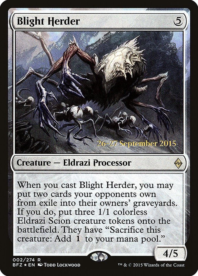 Blight Herder [Battle for Zendikar Prerelease Promos] | L.A. Mood Comics and Games
