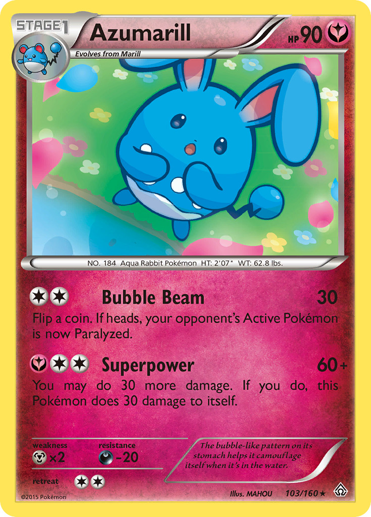 Azumarill (103/160) [XY: Primal Clash] | L.A. Mood Comics and Games