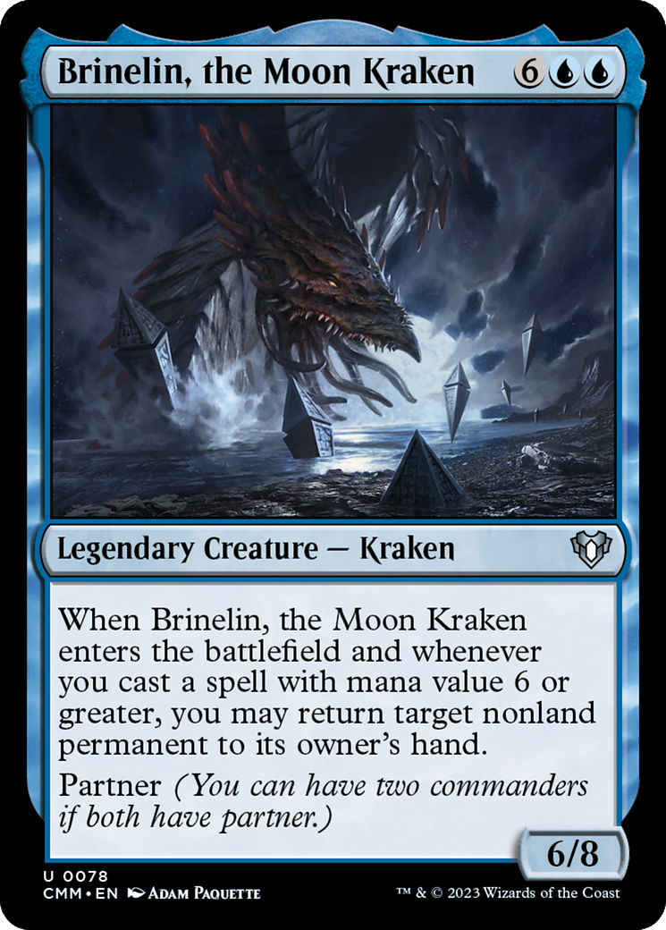 Brinelin, the Moon Kraken [Commander Masters] | L.A. Mood Comics and Games