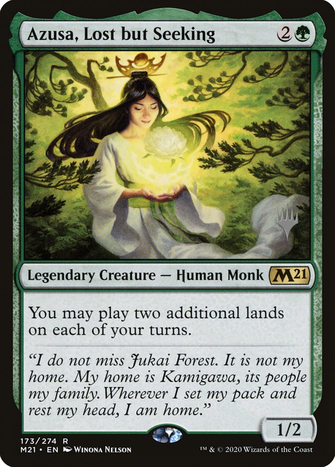 Azusa, Lost but Seeking (Promo Pack) [Core Set 2021 Promos] | L.A. Mood Comics and Games