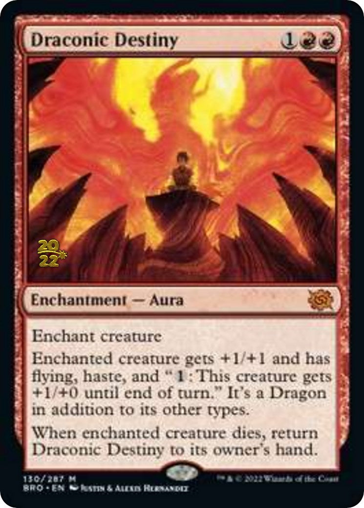 Draconic Destiny [The Brothers' War Prerelease Promos] | L.A. Mood Comics and Games