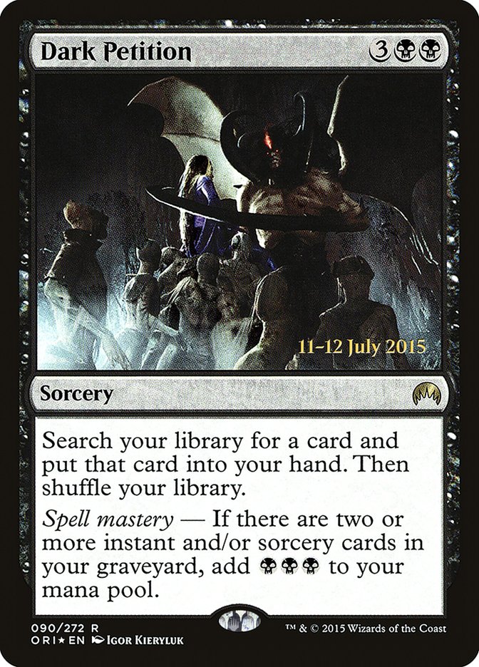 Dark Petition [Magic Origins Prerelease Promos] | L.A. Mood Comics and Games