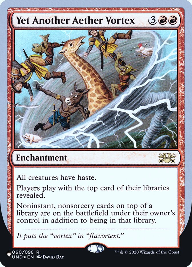 Yet Another Aether Vortex (Unfinity Foil Edition) [The List] | L.A. Mood Comics and Games