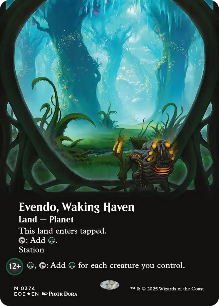 Evendo, Waking Haven (Borderless) (Galaxy Foil) [Edge of Eternities] | L.A. Mood Comics and Games
