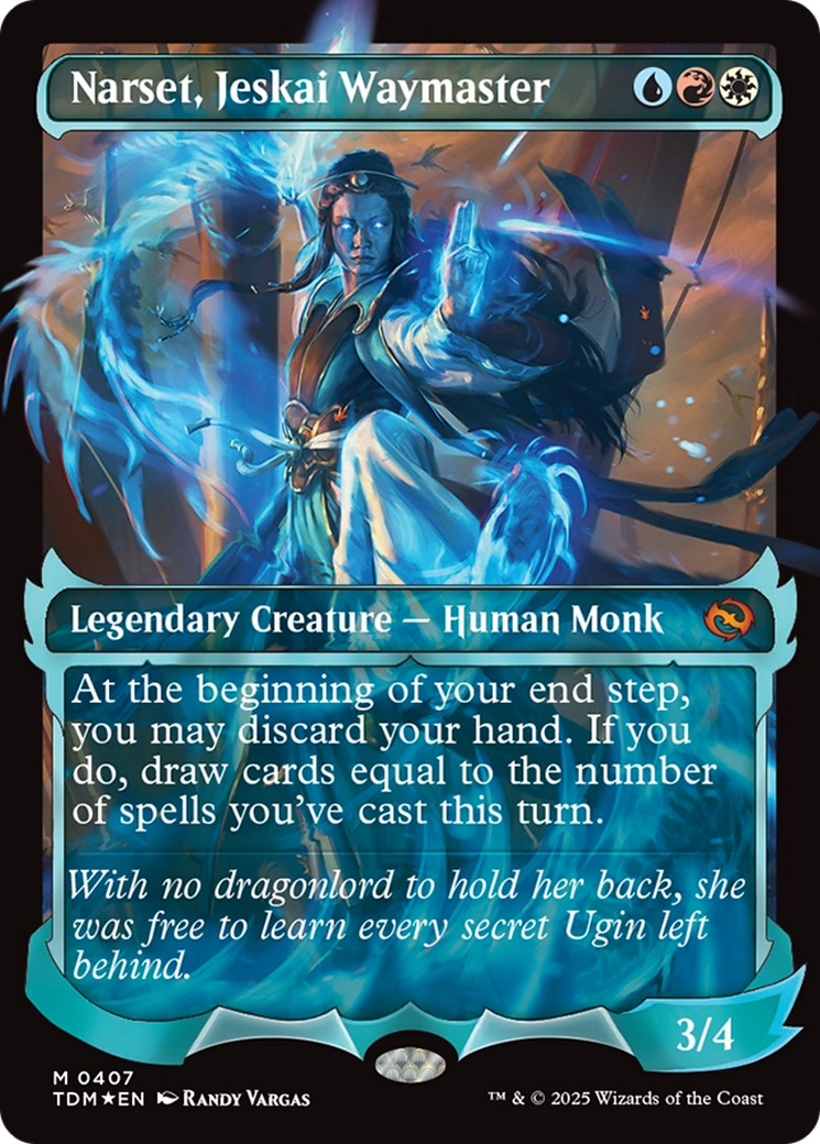 Narset, Jeskai Waymaster (Showcase) [Tarkir: Dragonstorm] | L.A. Mood Comics and Games