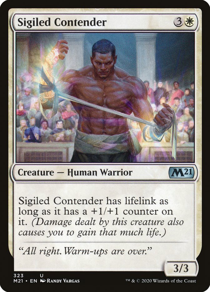 Sigiled Contender [Core Set 2021] | L.A. Mood Comics and Games