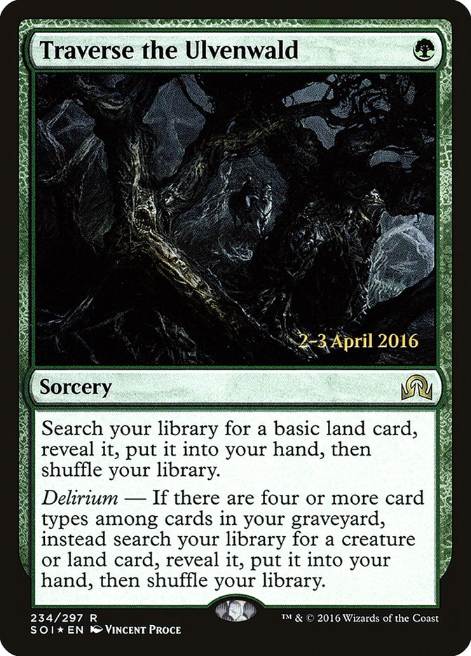 Traverse the Ulvenwald [Shadows over Innistrad Prerelease Promos] | L.A. Mood Comics and Games