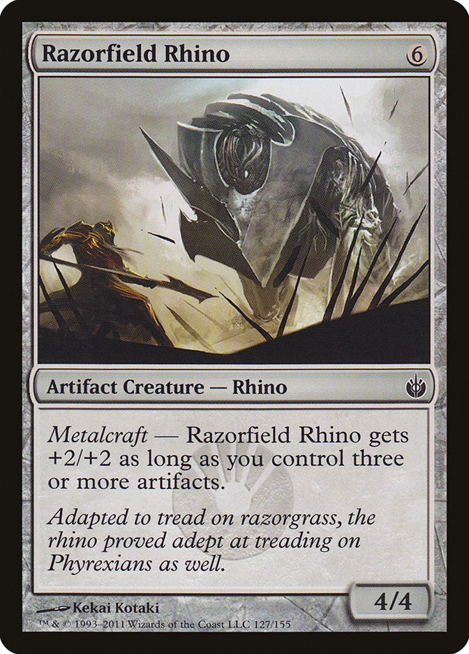 Razorfield Rhino [Mirrodin Besieged] | L.A. Mood Comics and Games