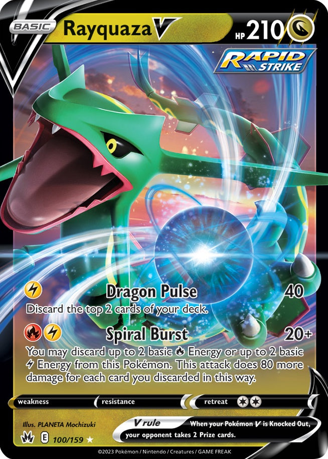 Rayquaza V 100/159 (Jumbo Card) [Sword & Shield: Evolving Skies] | L.A. Mood Comics and Games