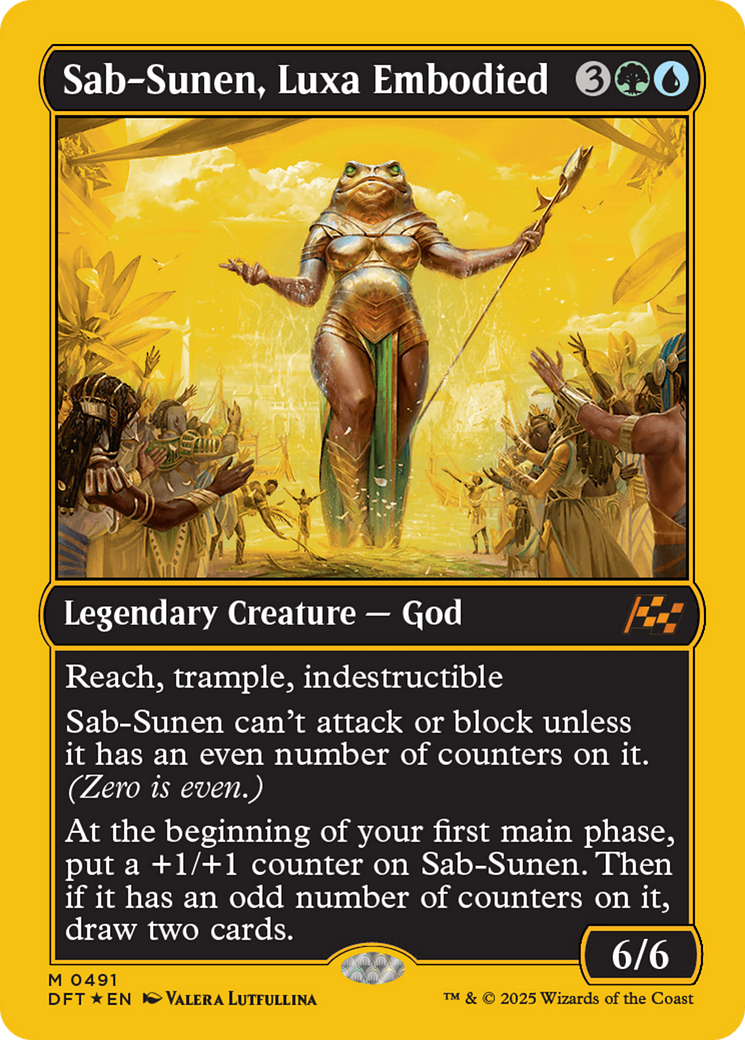 Sab-Sunen, Luxa Embodied (First-Place Foil) [Aetherdrift] | L.A. Mood Comics and Games