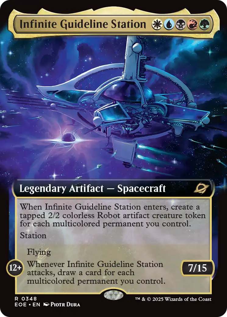 Infinite Guideline Station (Extended Art) [Edge of Eternities] | L.A. Mood Comics and Games