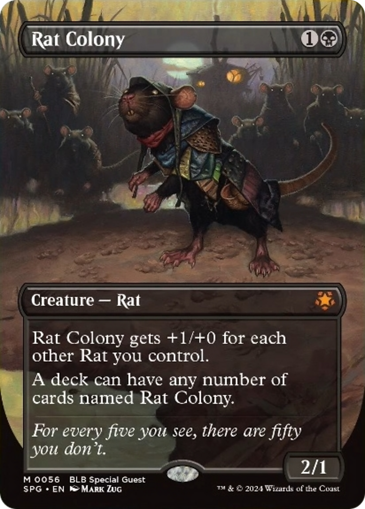 Rat Colony (Borderless) [Bloomburrow Special Guests] | L.A. Mood Comics and Games