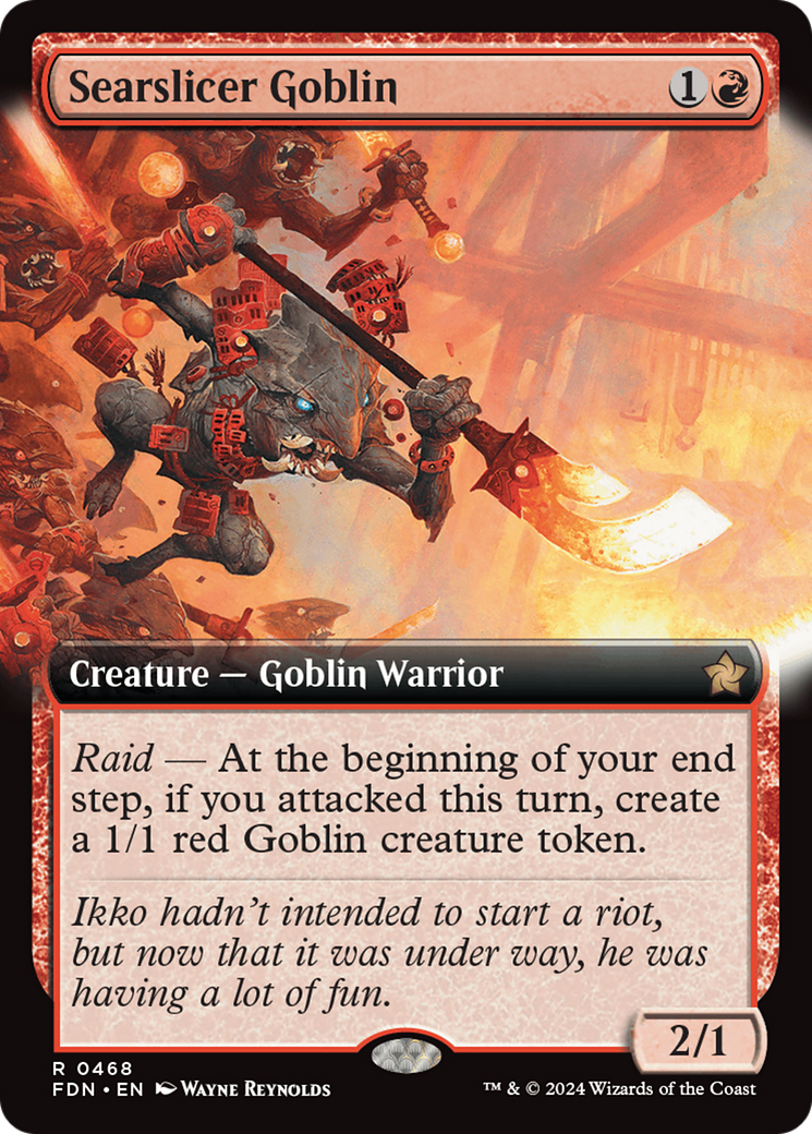 Searslicer Goblin (Extended Art) [Foundations] | L.A. Mood Comics and Games