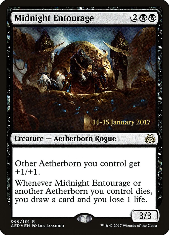 Midnight Entourage [Aether Revolt Prerelease Promos] | L.A. Mood Comics and Games