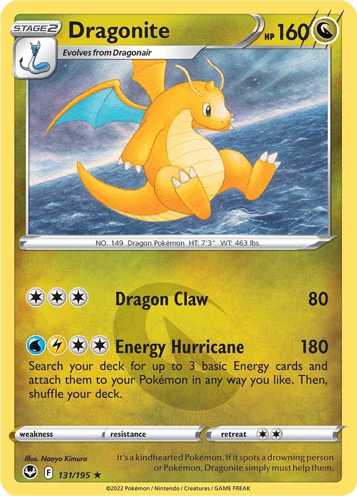 Dragonite (131/195) [Sword & Shield: Silver Tempest] | L.A. Mood Comics and Games