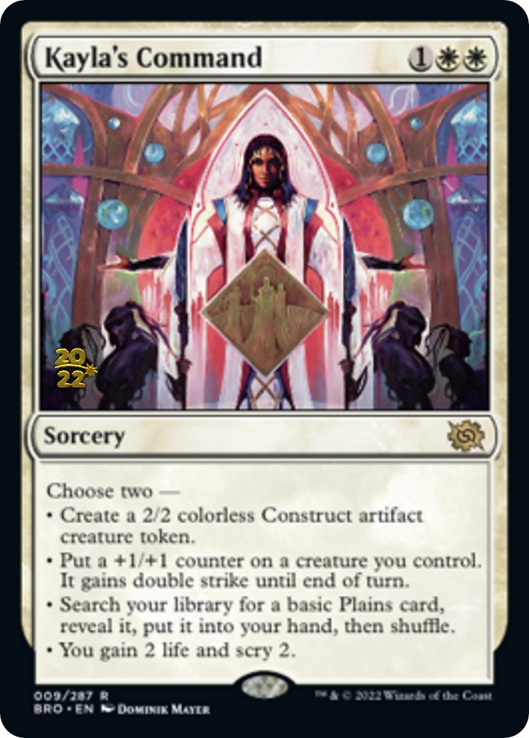 Kayla's Command [The Brothers' War Prerelease Promos] | L.A. Mood Comics and Games