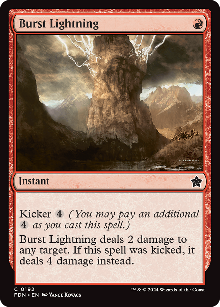 Burst Lightning [Foundations] | L.A. Mood Comics and Games