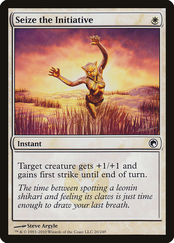 Seize the Initiative [Scars of Mirrodin] | L.A. Mood Comics and Games
