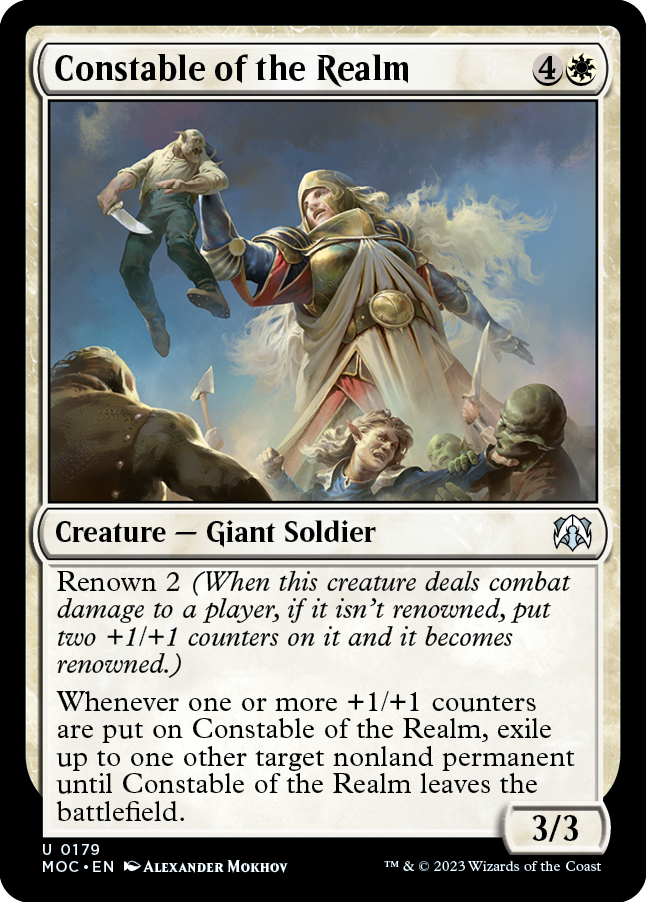 Constable of the Realm [March of the Machine Commander] | L.A. Mood Comics and Games