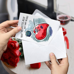 "Critical Hit" - D&D Nerd Valentines, Love, Anniversary Card | L.A. Mood Comics and Games