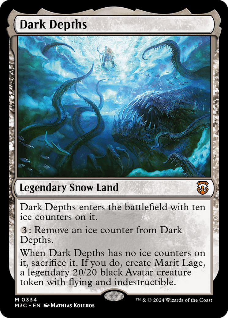 Dark Depths (Ripple Foil) [Modern Horizons 3 Commander] | L.A. Mood Comics and Games