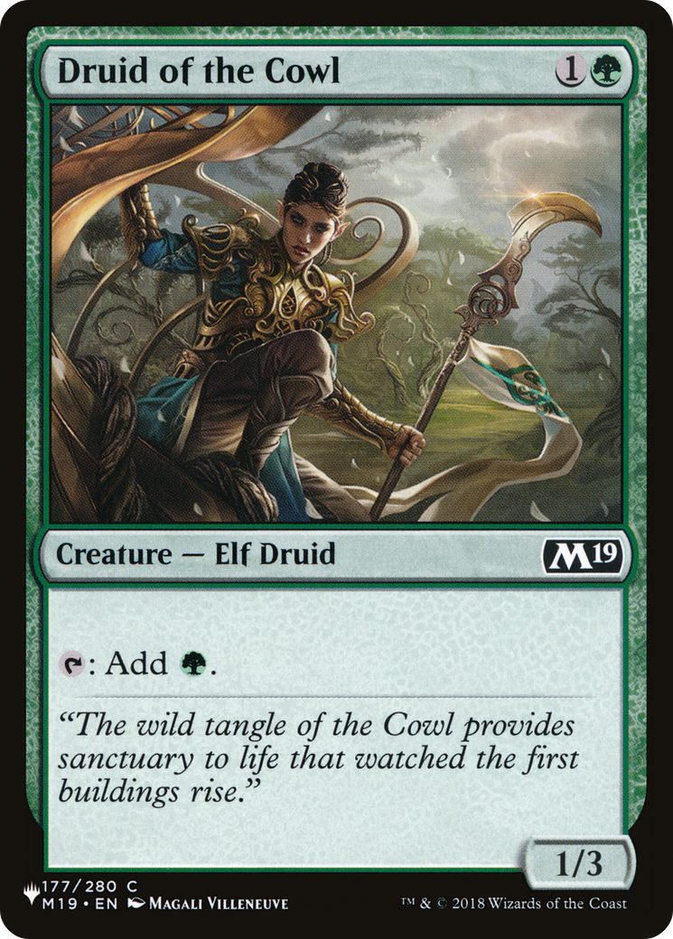 Druid of the Cowl [The List] | L.A. Mood Comics and Games