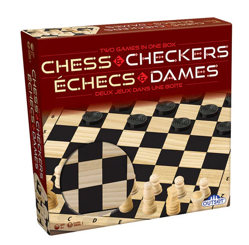 Checkers & Checkers (wood) | L.A. Mood Comics and Games