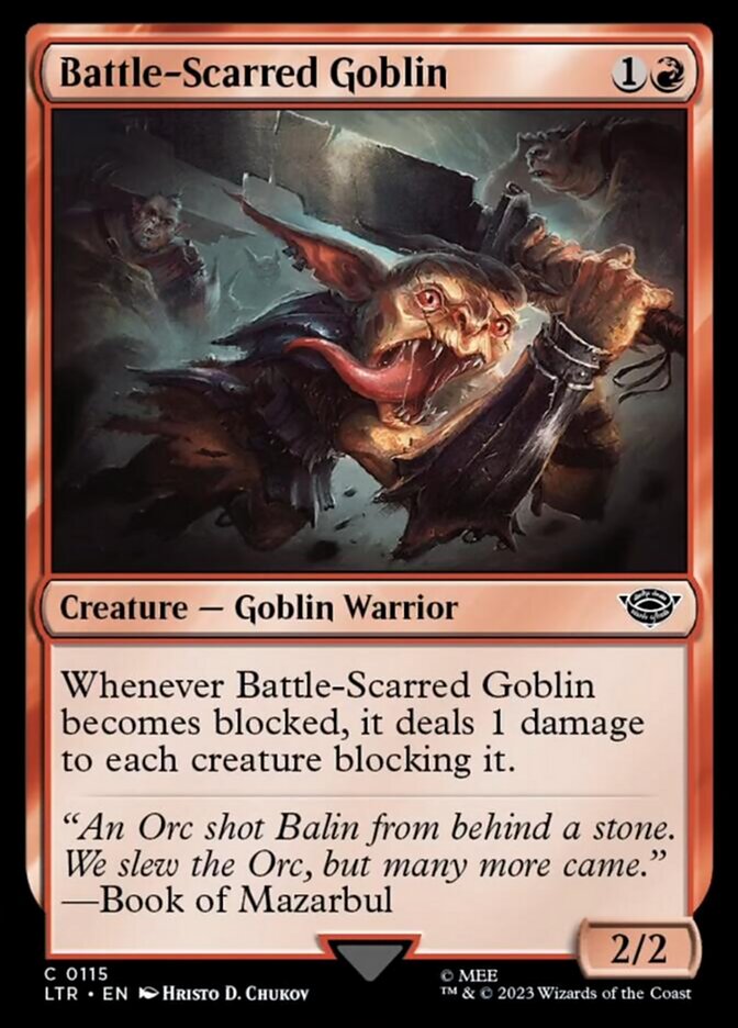 Battle-Scarred Goblin [The Lord of the Rings: Tales of Middle-Earth] | L.A. Mood Comics and Games