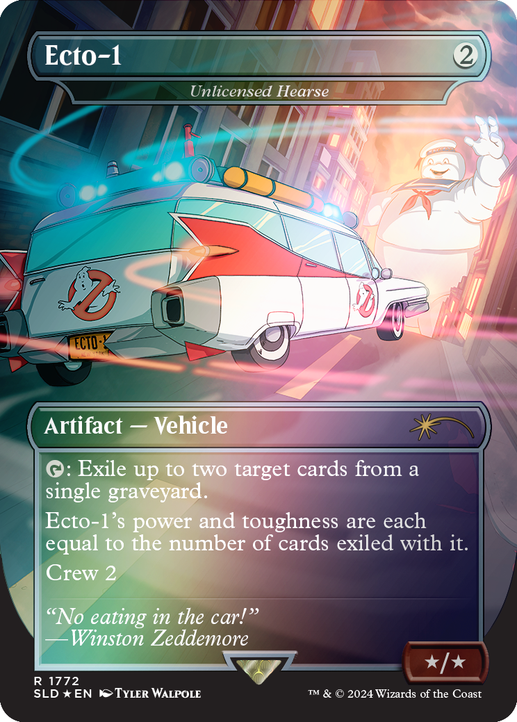 Ecto-1 - Unlicensed Hearse (Rainbow Foil) [Secret Lair Drop Series] | L.A. Mood Comics and Games