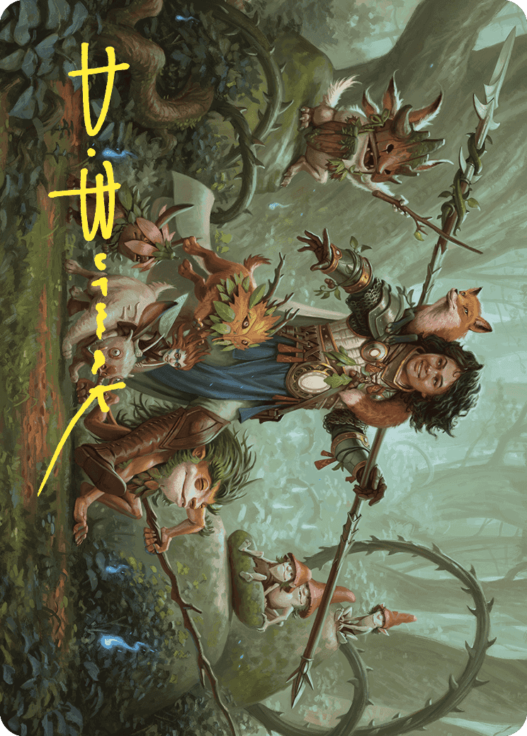 Ellivere of the Wild Court Art Card (Gold-Stamped Signature) [Wilds of Eldraine Art Series] | L.A. Mood Comics and Games