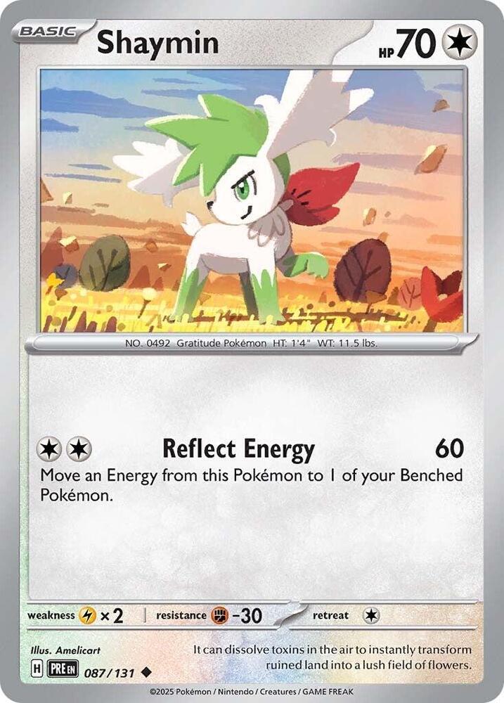 Shaymin (087/131) [Scarlet & Violet: Prismatic Evolutions] | L.A. Mood Comics and Games