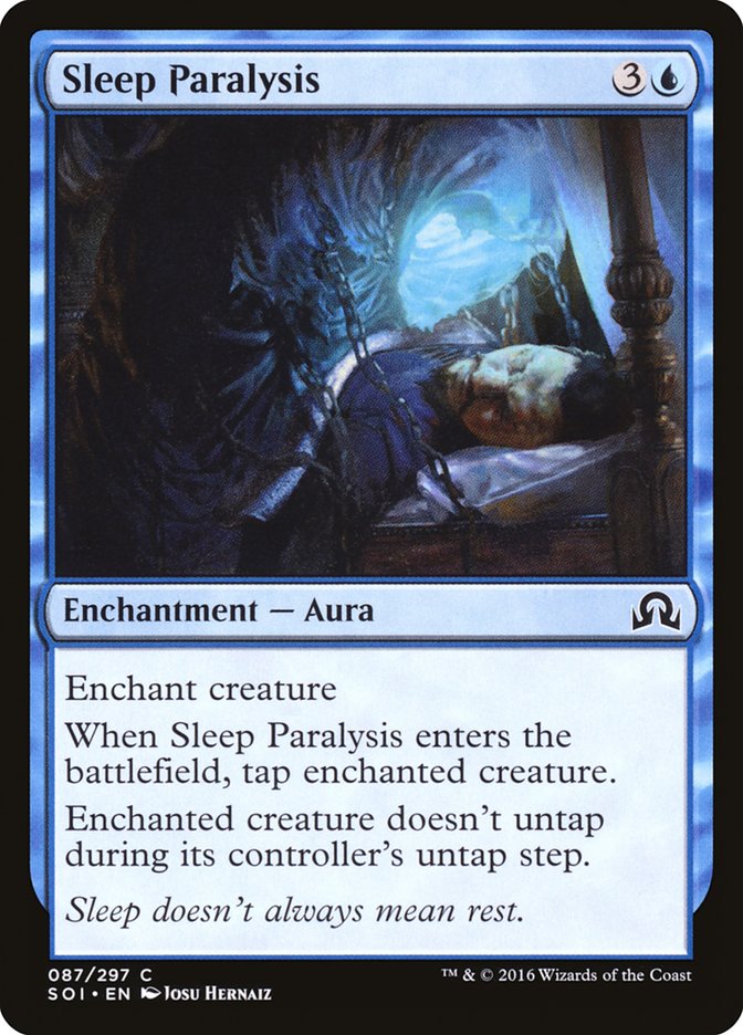 Sleep Paralysis [Shadows over Innistrad] | L.A. Mood Comics and Games