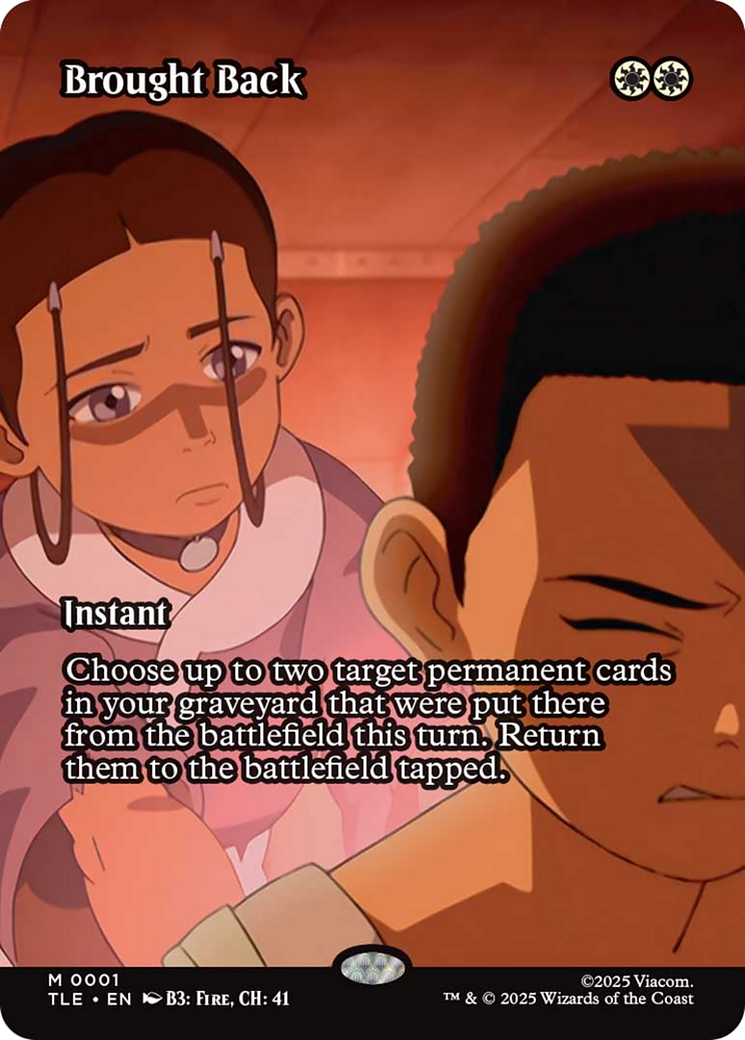 Brought Back (Borderless) [Avatar: The Last Airbender: Eternal-Legal] | L.A. Mood Comics and Games
